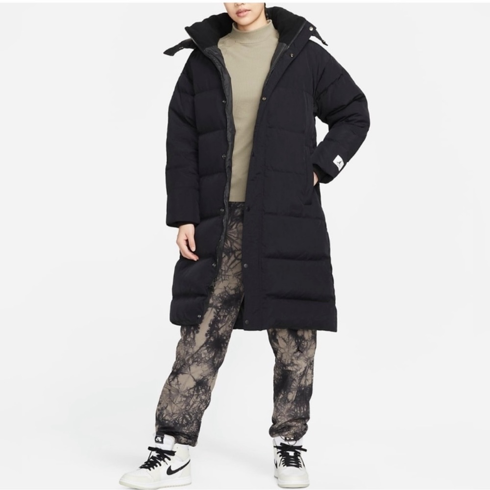 🥷🏿🥷🏿🥷🏿Jordan Flight Women's Black Parka size-L